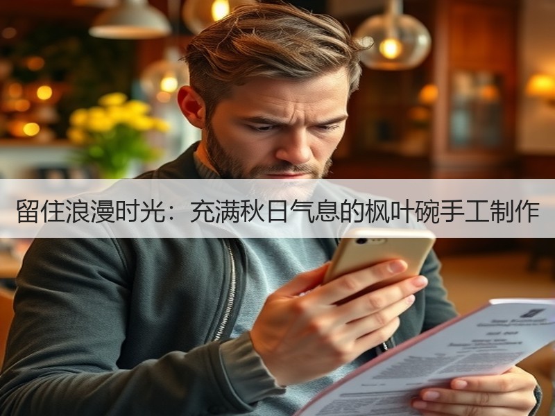 留住浪漫时光：充满秋日气息的枫叶碗手工制作