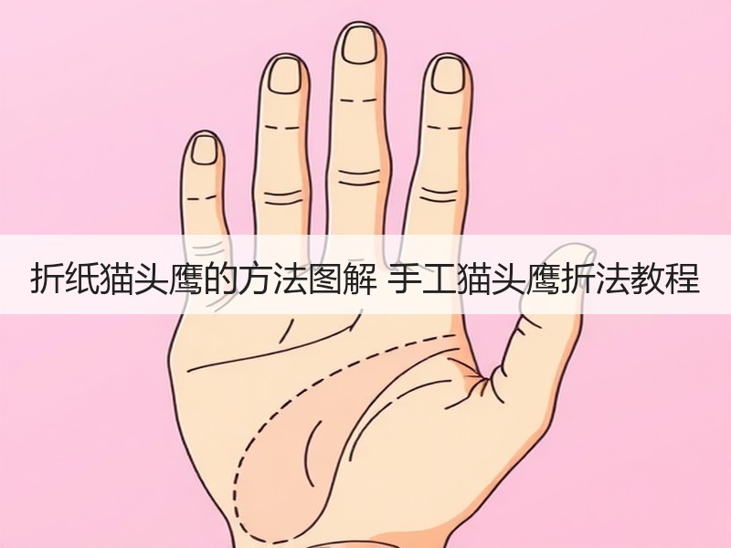 折纸猫头鹰的方法图解 手工猫头鹰折法教程