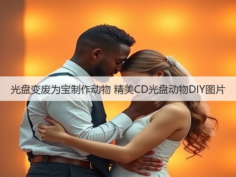 光盘变废为宝制作动物 精美CD光盘动物DIY图片