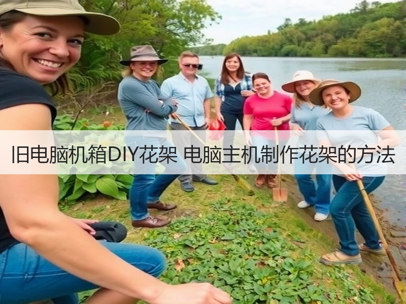 旧电脑机箱DIY花架 电脑主机制作花架的方法