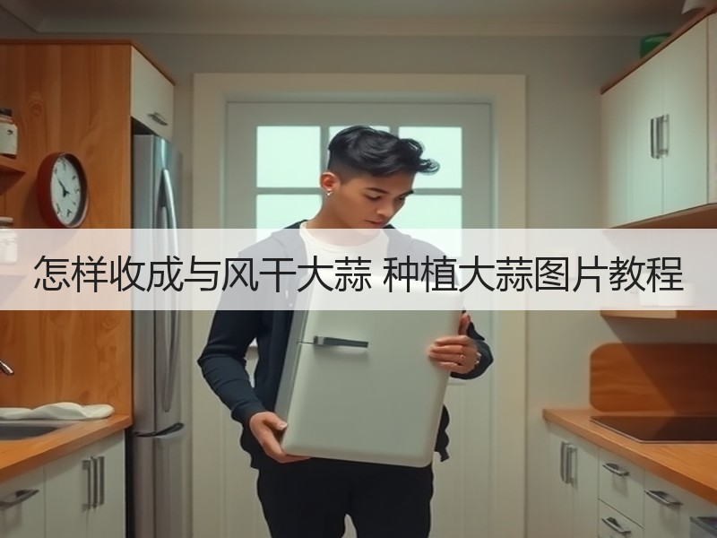 怎样收成与风干大蒜 种植大蒜图片教程
