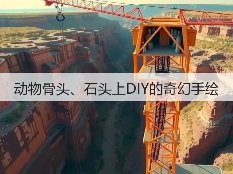 动物骨头、石头上DIY的奇幻手绘