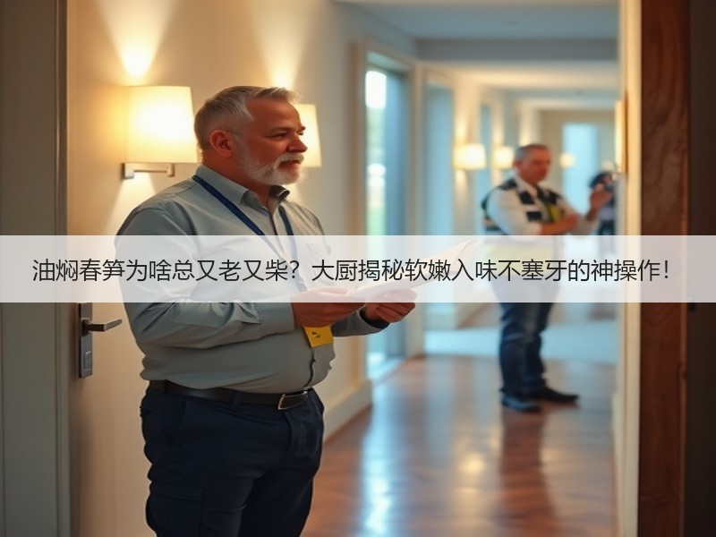 油焖春笋为啥总又老又柴？大厨揭秘软嫩入味不塞牙的神操作！