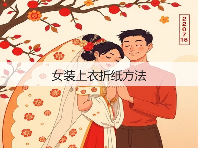 女装上衣折纸方法