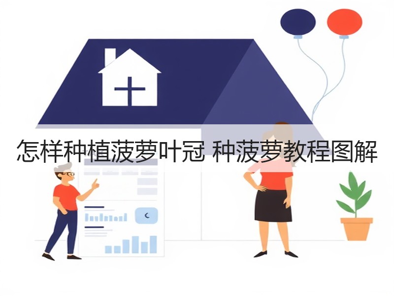 怎样种植菠萝叶冠 种菠萝教程图解