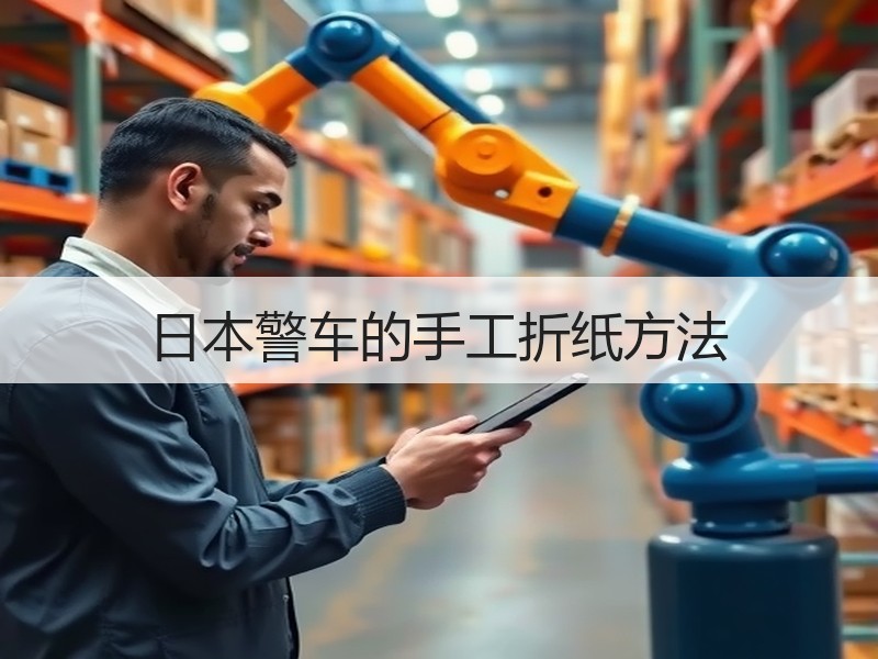日本警车的手工折纸方法