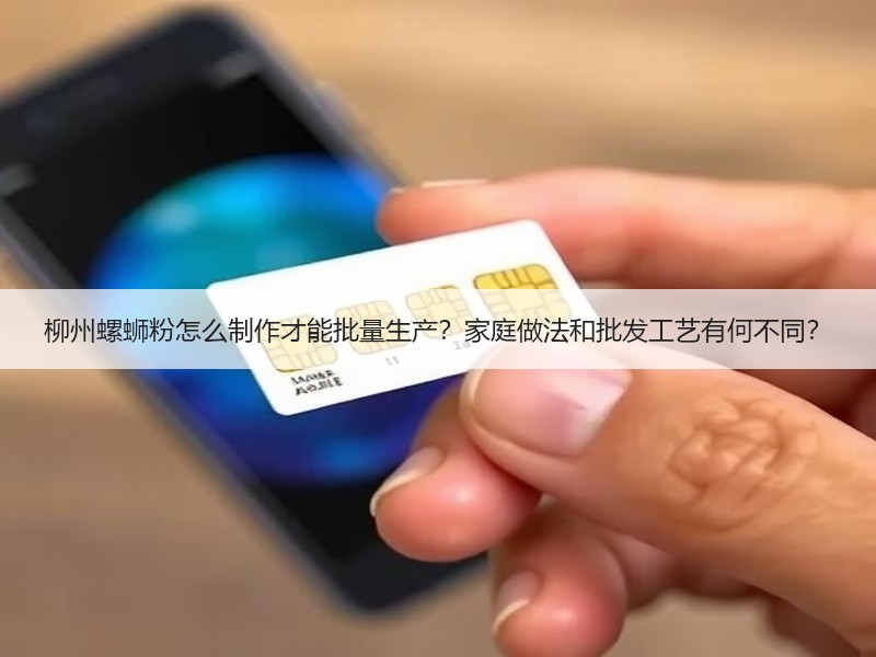 柳州螺蛳粉怎么制作才能批量生产？家庭做法和批发工艺有何不同？
