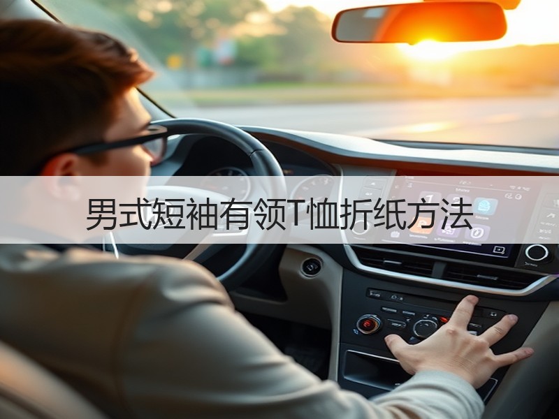 男式短袖有领T恤折纸方法