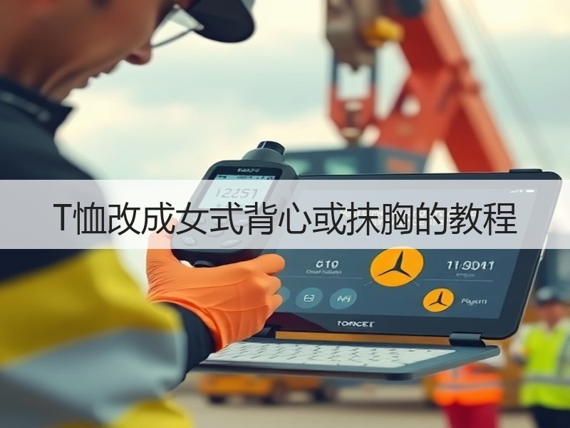 T恤改成女式背心或抹胸的教程