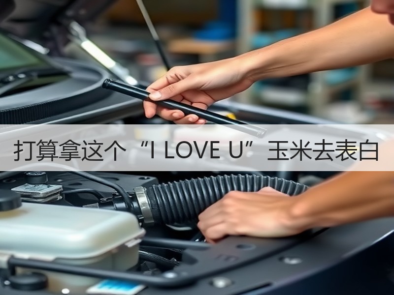 打算拿这个“I LOVE U”玉米去表白