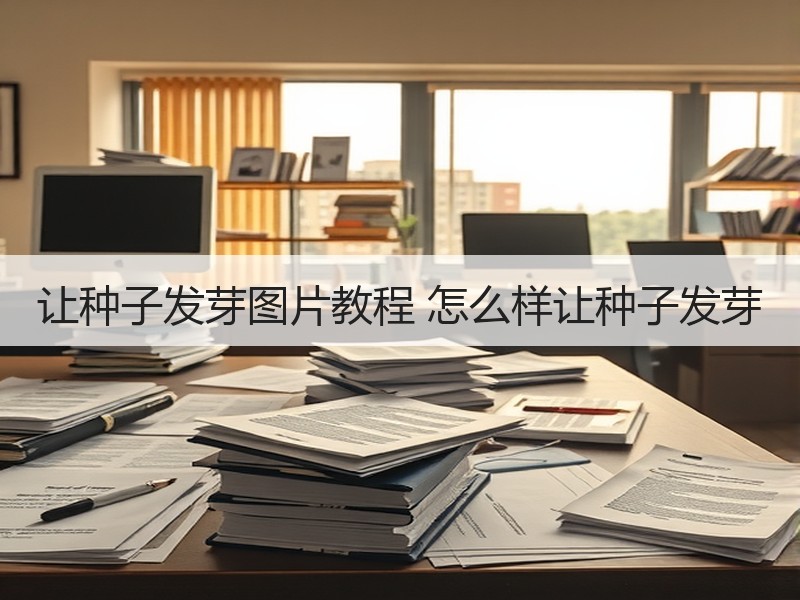 让种子发芽图片教程 怎么样让种子发芽