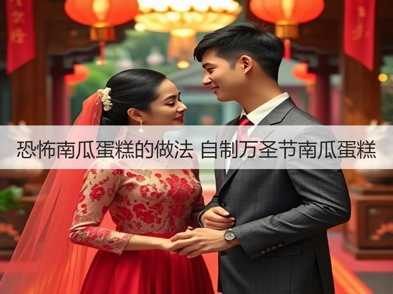 恐怖南瓜蛋糕的做法 自制万圣节南瓜蛋糕