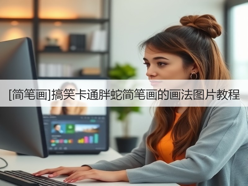 [简笔画]搞笑卡通胖蛇简笔画的画法图片教程