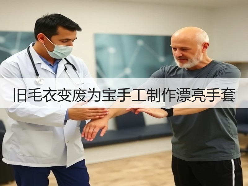 旧毛衣变废为宝手工制作漂亮手套