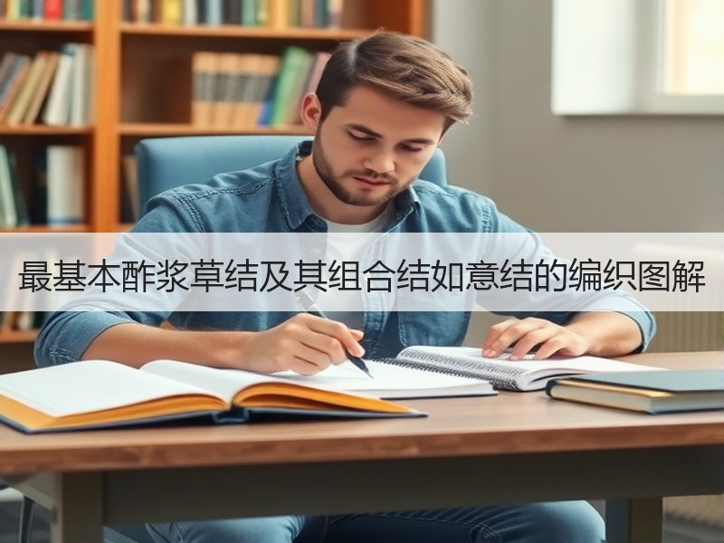 最基本酢浆草结及其组合结如意结的编织图解