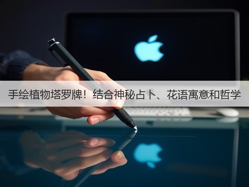 手绘植物塔罗牌！结合神秘占卜、花语寓意和哲学