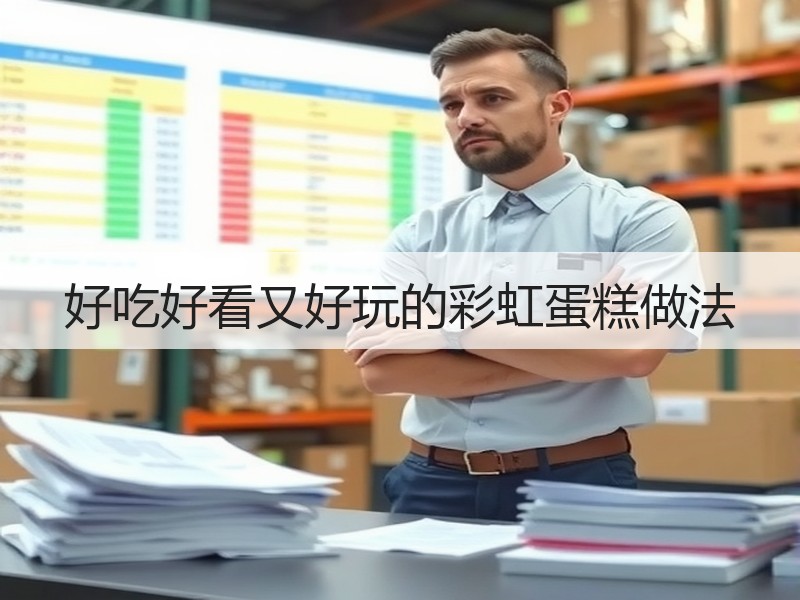 好吃好看又好玩的彩虹蛋糕做法