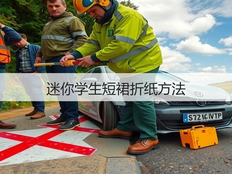 迷你学生短裙折纸方法