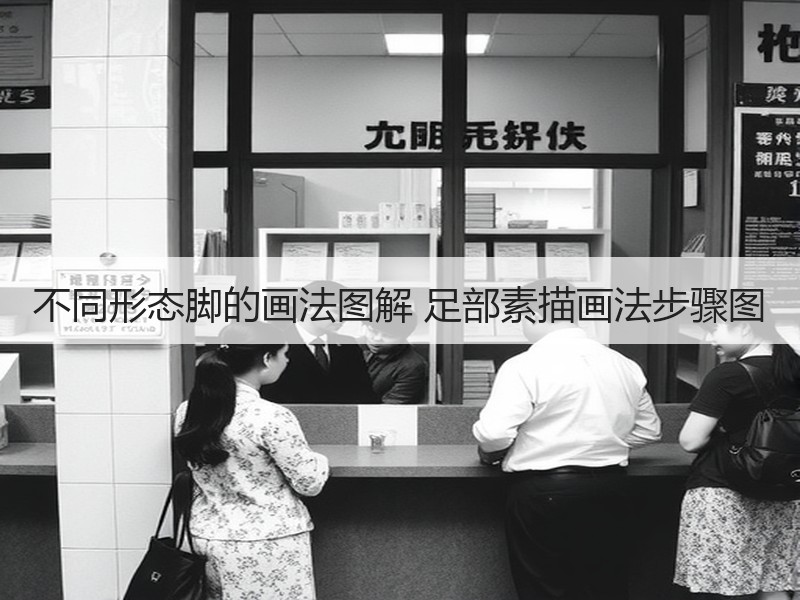 不同形态脚的画法图解 足部素描画法步骤图