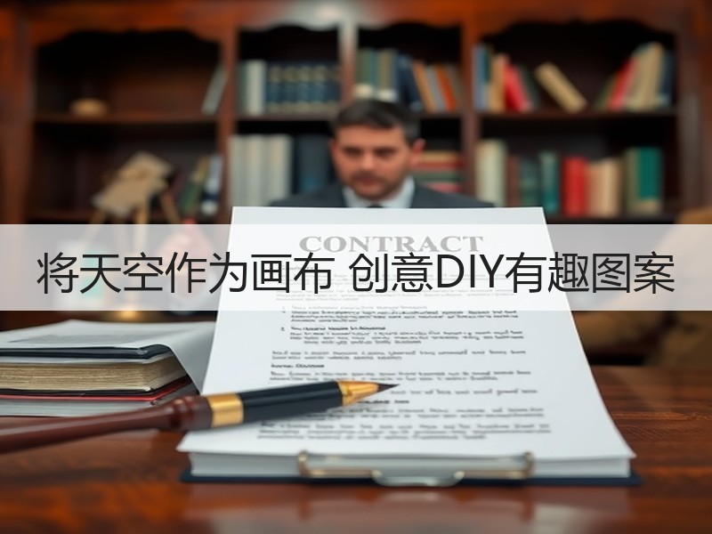 将天空作为画布 创意DIY有趣图案