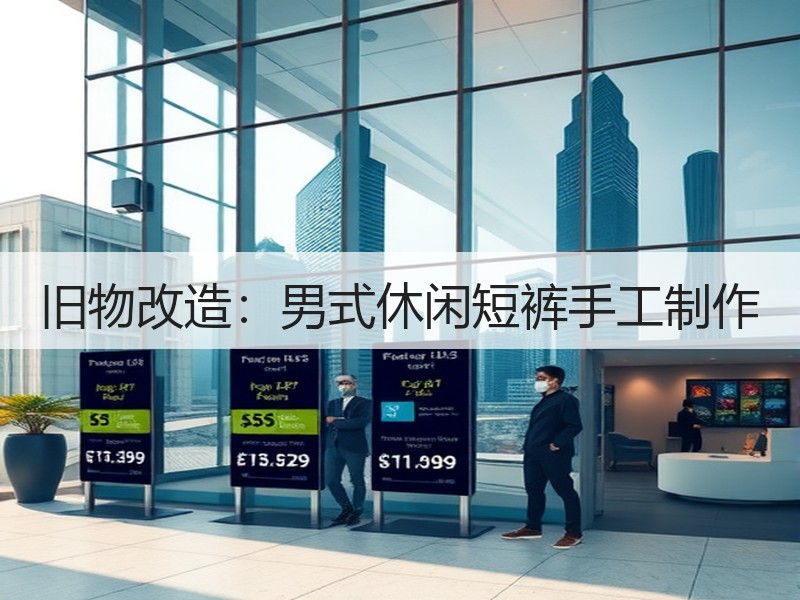 旧物改造：男式休闲短裤手工制作
