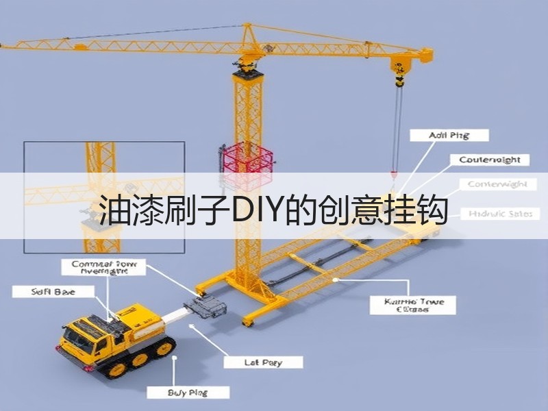 油漆刷子DIY的创意挂钩