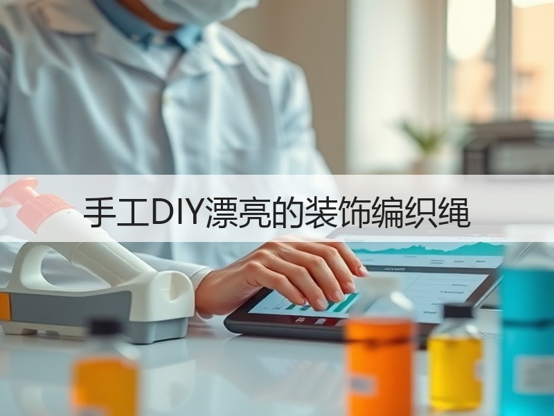 手工DIY漂亮的装饰编织绳