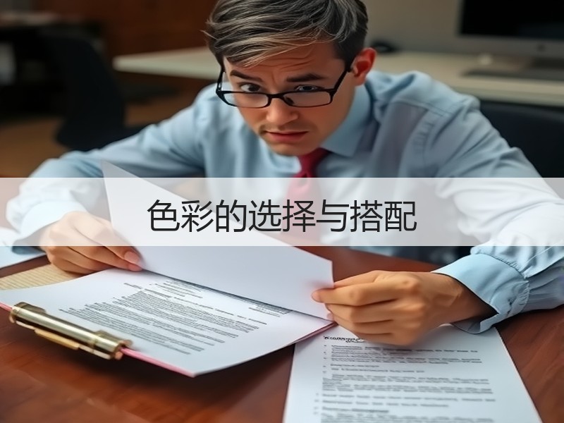 色彩的选择与搭配