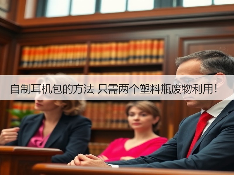 自制耳机包的方法 只需两个塑料瓶废物利用！