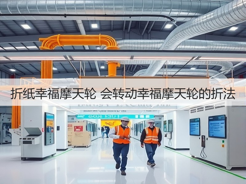 折纸幸福摩天轮 会转动幸福摩天轮的折法