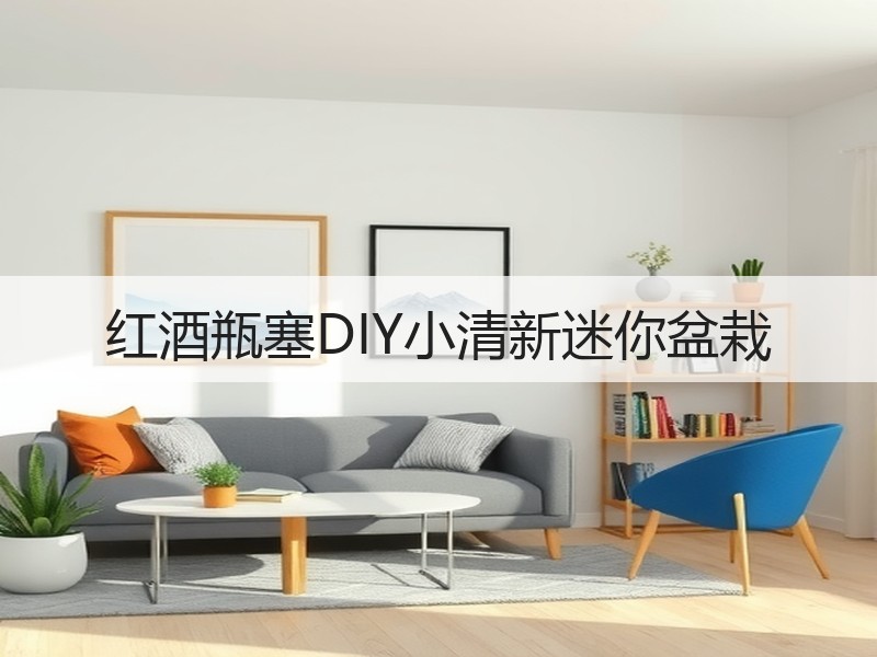 红酒瓶塞DIY小清新迷你盆栽