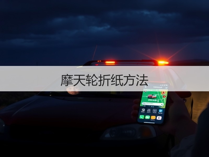 摩天轮折纸方法