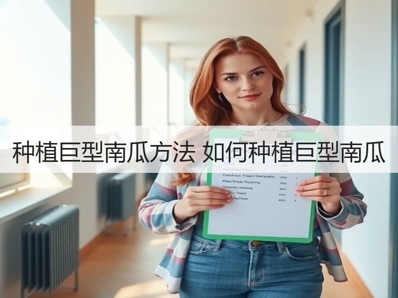 种植巨型南瓜方法 如何种植巨型南瓜