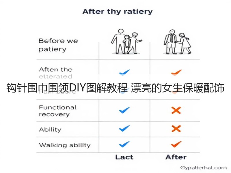 钩针围巾围领DIY图解教程 漂亮的女生保暖配饰