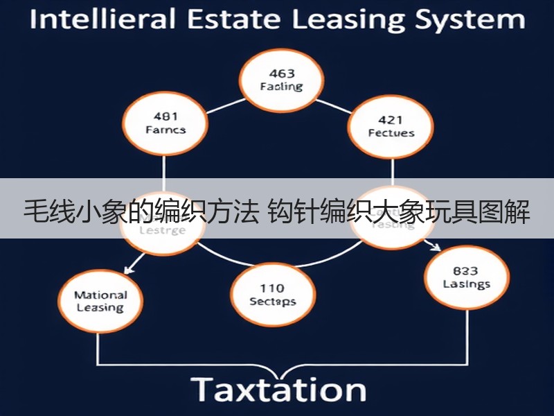 毛线小象的编织方法 钩针编织大象玩具图解