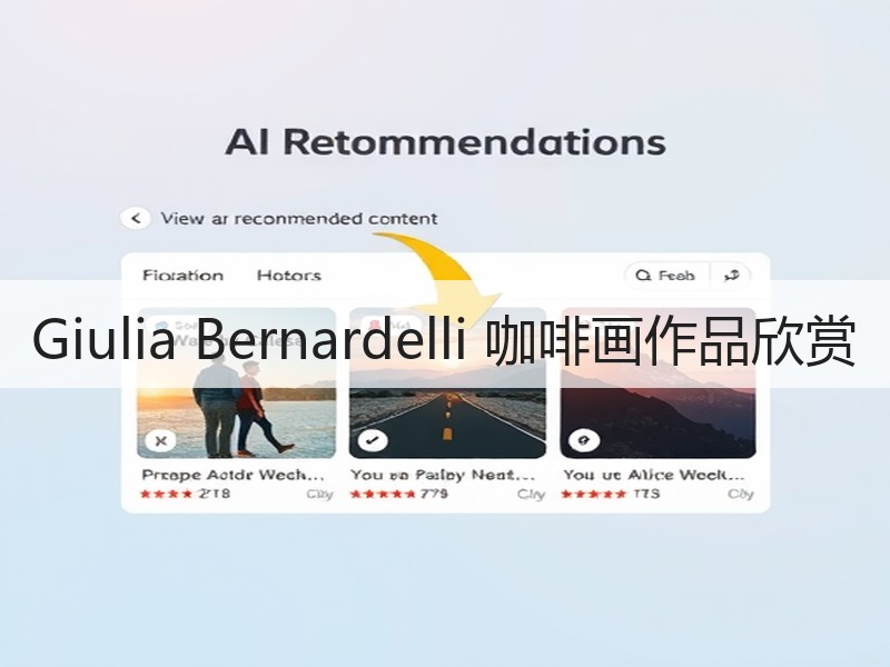 Giulia Bernardelli 咖啡画作品欣赏