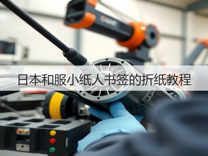 日本和服小纸人书签的折纸教程