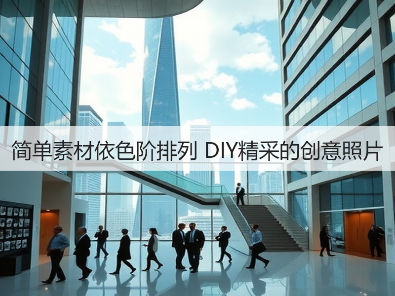 简单素材依色阶排列 DIY精采的创意照片