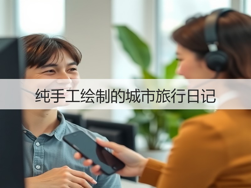 纯手工绘制的城市旅行日记