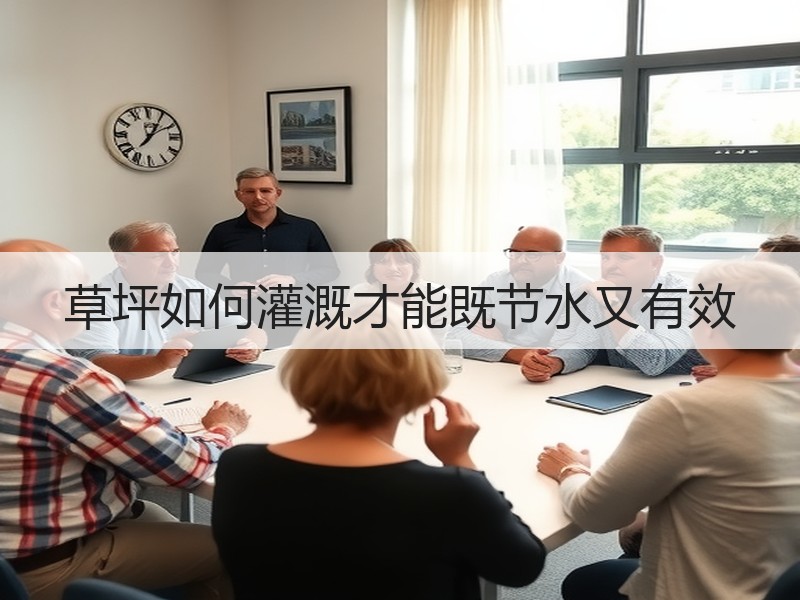 草坪如何灌溉才能既节水又有效