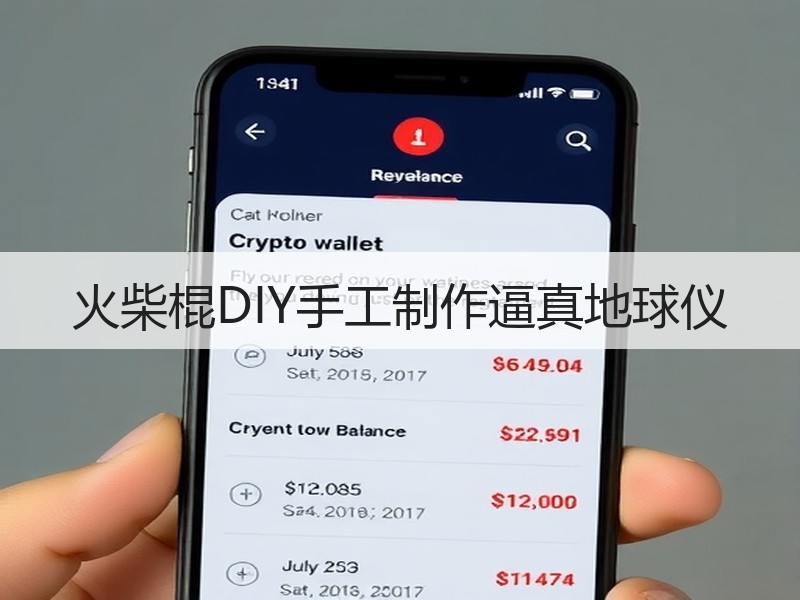 火柴棍DIY手工制作逼真地球仪
