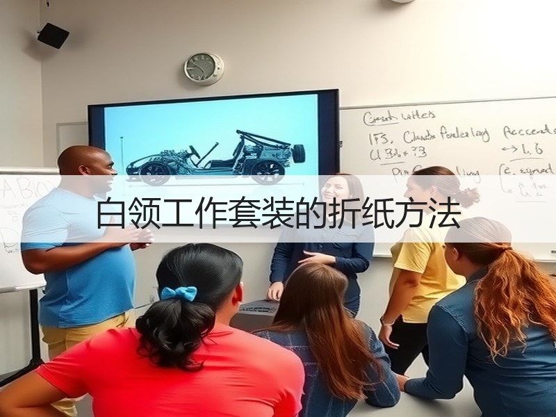 白领工作套装的折纸方法