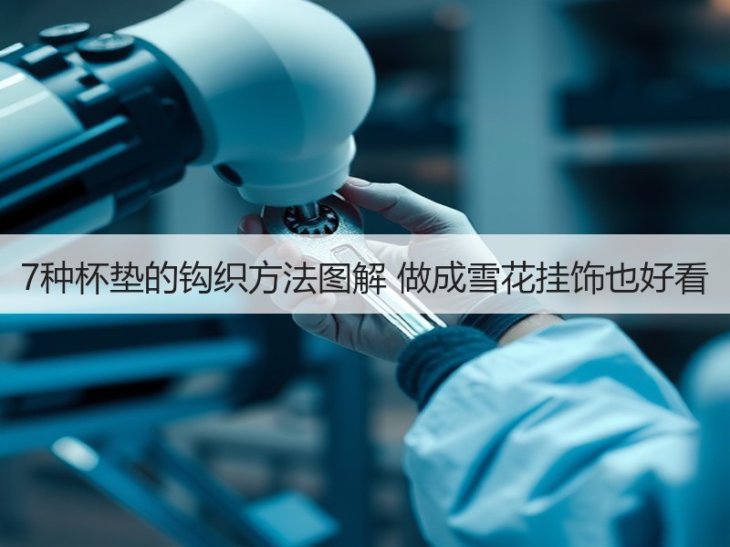7种杯垫的钩织方法图解 做成雪花挂饰也好看