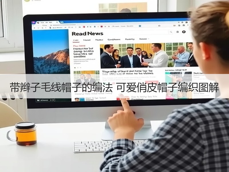 带辫子毛线帽子的编法 可爱俏皮帽子编织图解