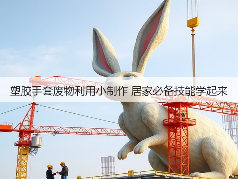 塑胶手套废物利用小制作 居家必备技能学起来