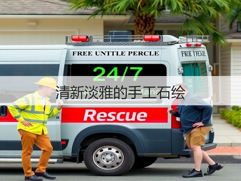 清新淡雅的手工石绘