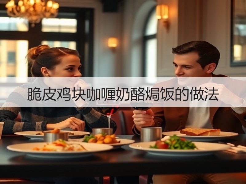 脆皮鸡块咖喱奶酪焗饭的做法