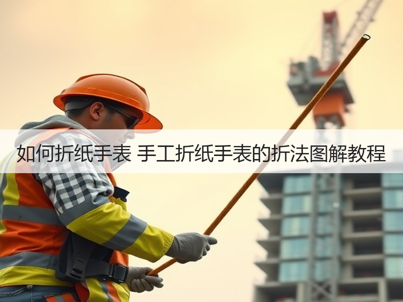 如何折纸手表 手工折纸手表的折法图解教程