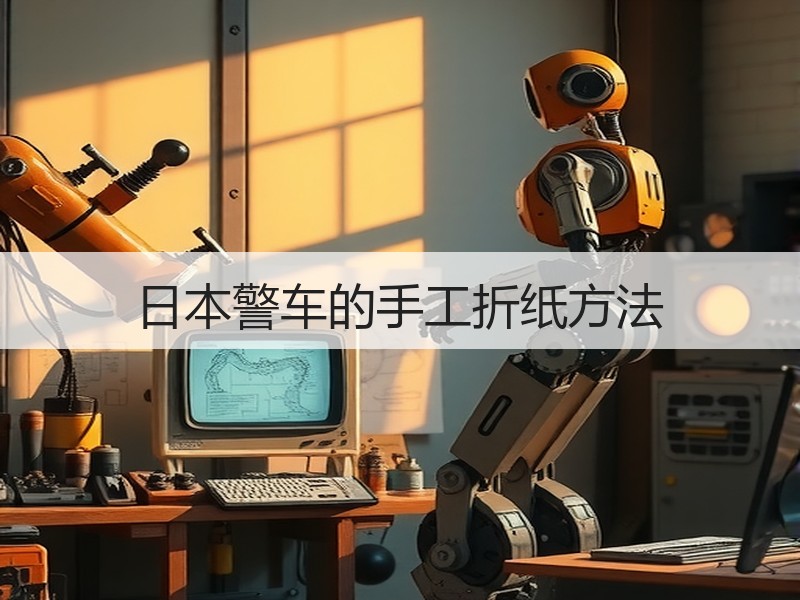 日本警车的手工折纸方法