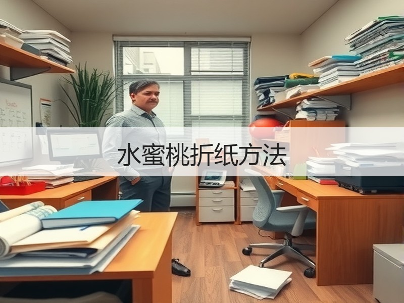 水蜜桃折纸方法